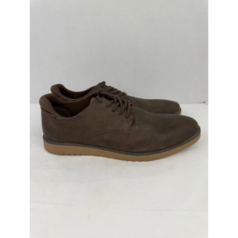Dr. Scholls Mens Sync Oxford Shoes Brown Lace Up Casual Dress Shoes Size 11M‎